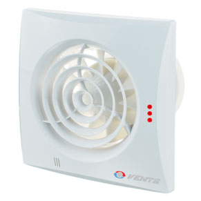 Осевой вентилятор ВЕНТС 125 Квайт для вытяжной вентиляции с низким уровнем шума и энергопотребления